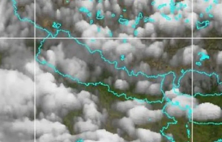 पश्चिम नेपालबाट मौसमी प्रणाली भित्रियो, केही ठाउँमा पानी पर्ने