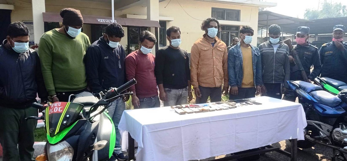 आठ जना अपहरणकारी पक्राउ, पिडितको उद्धार