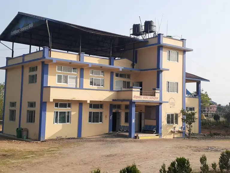 गैँडाकोट नगर अस्पताल निर्माणमा ढिलाइ