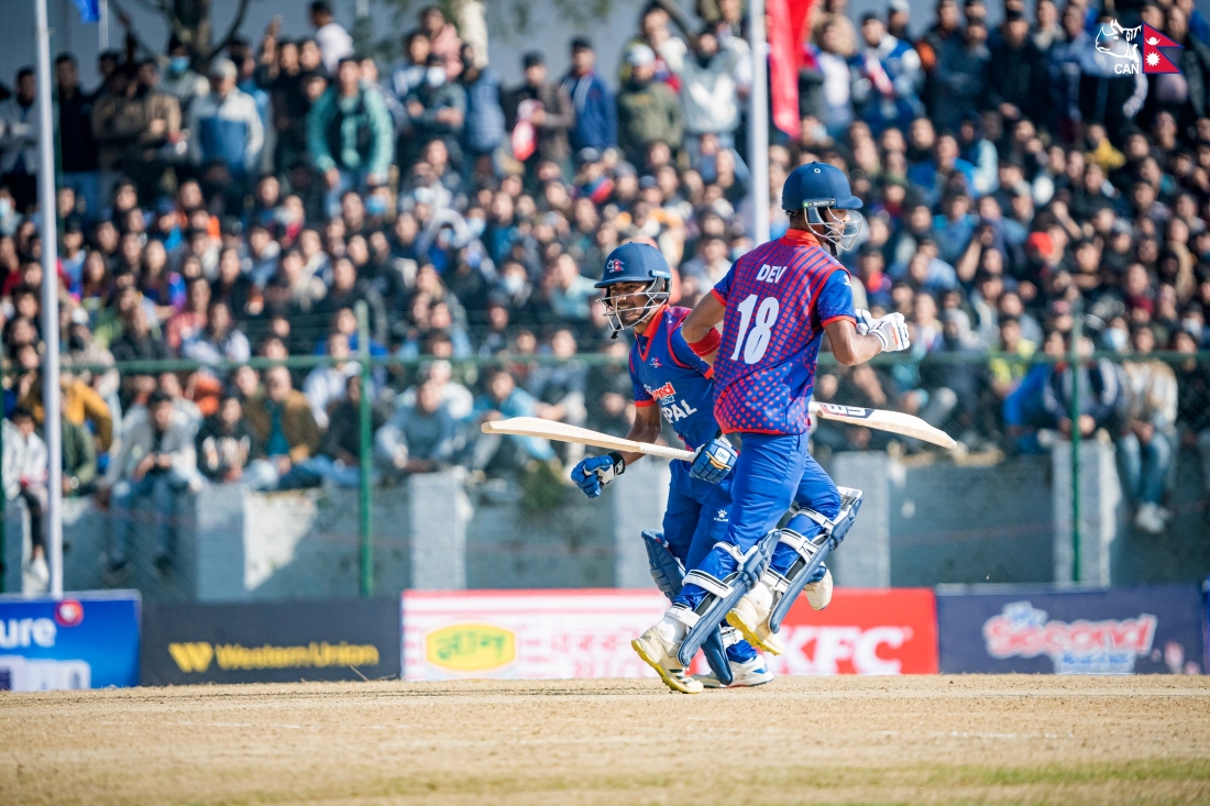 एकदिवसीय शृंखला : क्यानडाविरुद्ध खेल्दै नेपाल