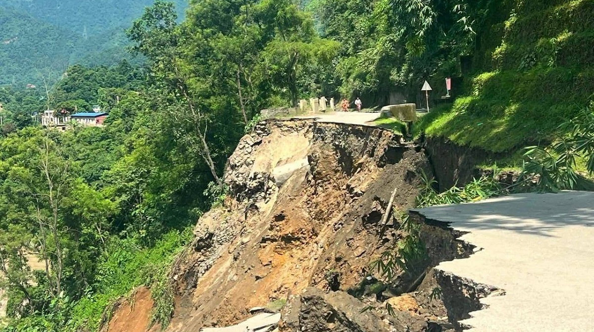 कृष्णभिरको पहिरो पन्छाउन धमाधम रुख काटिँदै