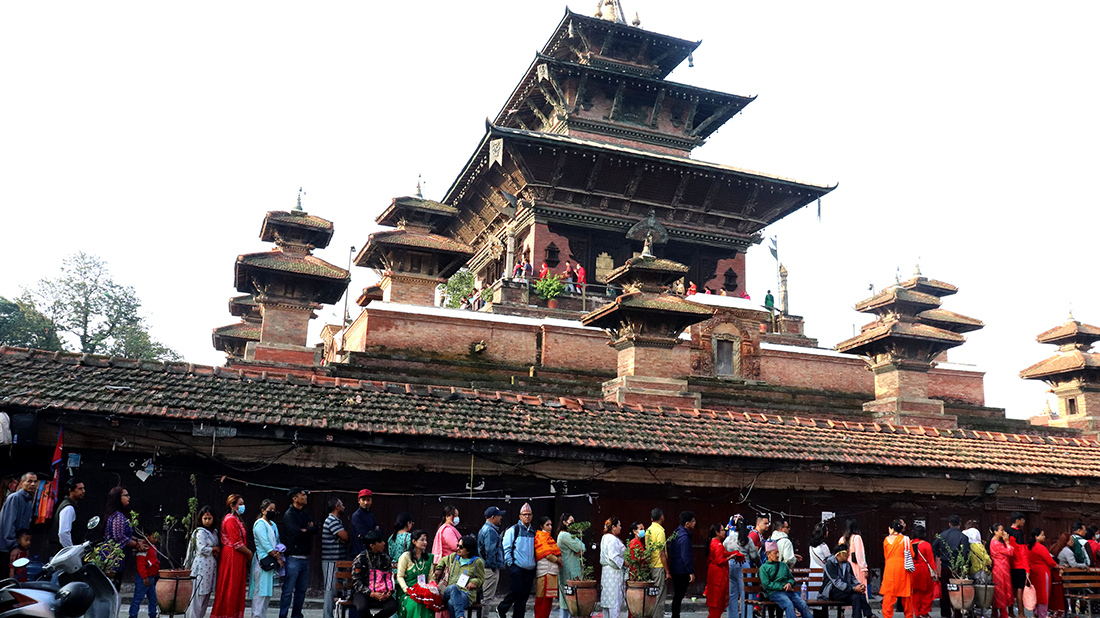 महानवमीका दिन आज तलेजु भवानी मन्दिर सर्वसाधारणका लागि खुला गरिने